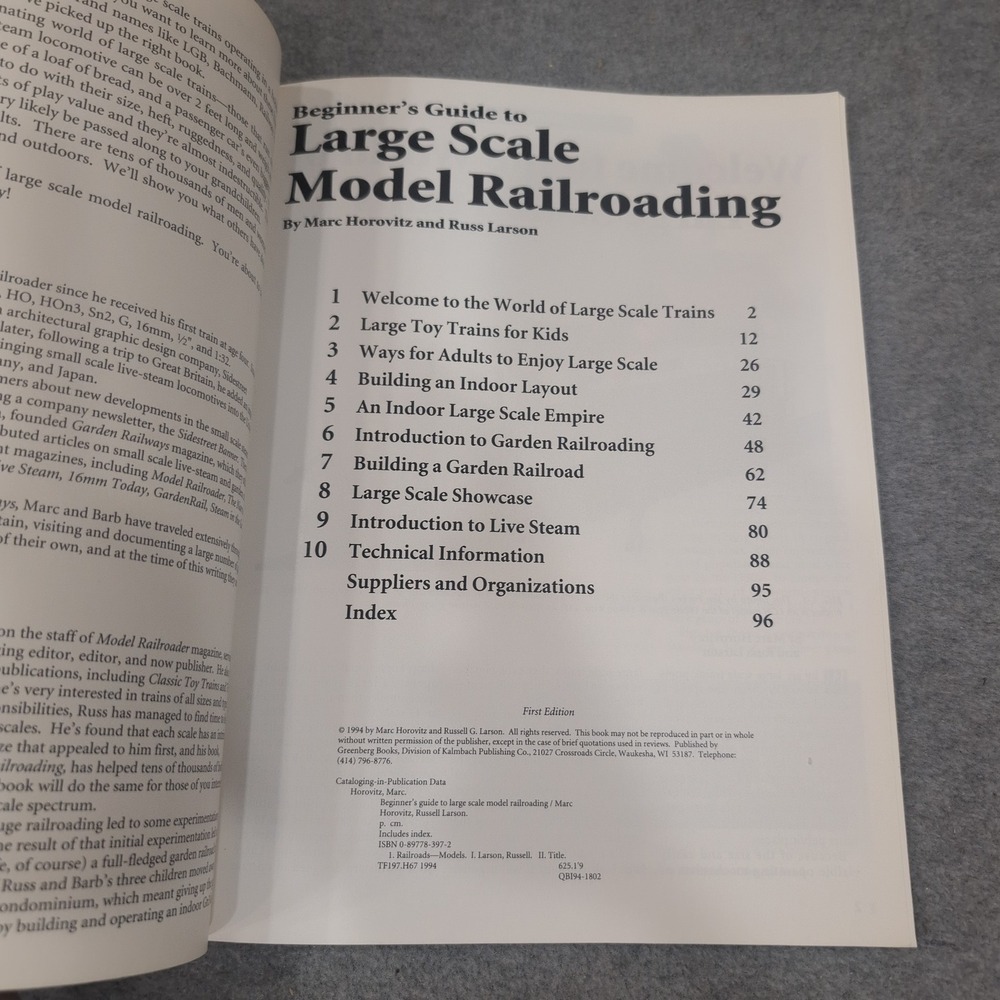 Beginner's Guide to Large Scale Model Railroading Marc Horovitz Russ Larson 1994 - Picture 3 of 3
